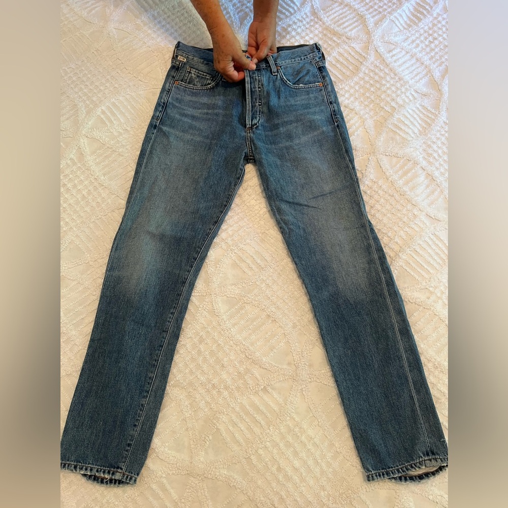 Liya, high rise classic fit crop, COH, EUC, 27